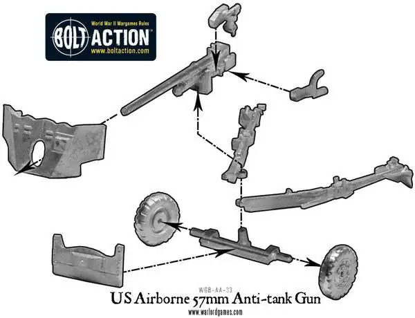US Army 57mm anti-tank gun M1 (Winter) - Image 7