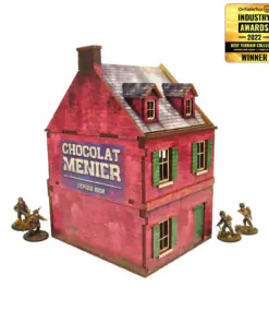 Alternative view of WW2 Normandy Cafe (28mm)