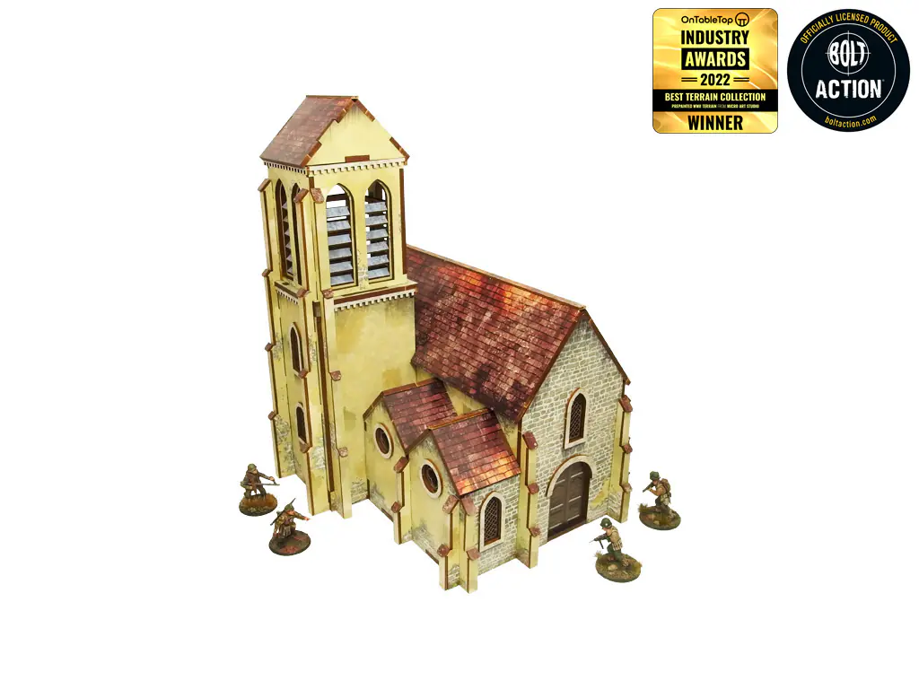 WW2 Normandy Church (28mm)