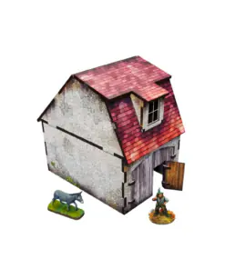 WW2 Normandy Coach House w. Chicken Coop (28mm)