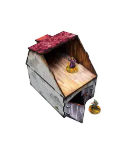 WW2 Normandy Coach House w. Chicken Coop (28mm) - Image 4