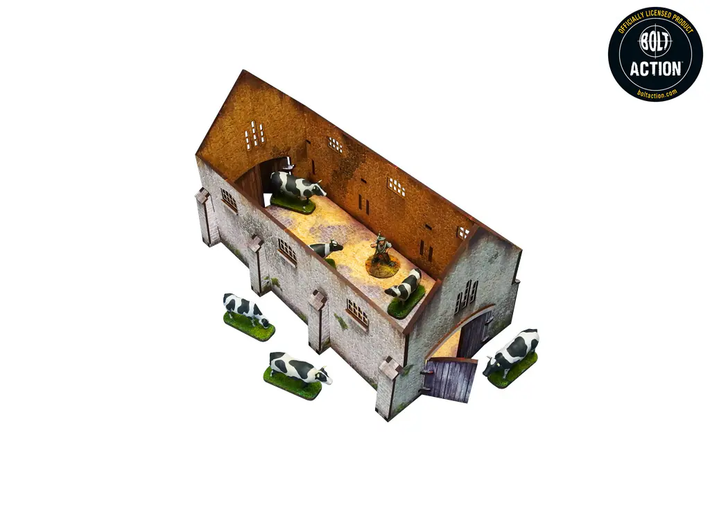WW2 Normandy Cowshed (28mm) - Image 3