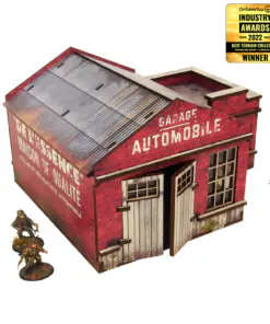 WW2 Normandy Garage w. Petrol Station (28mm) - Image 3
