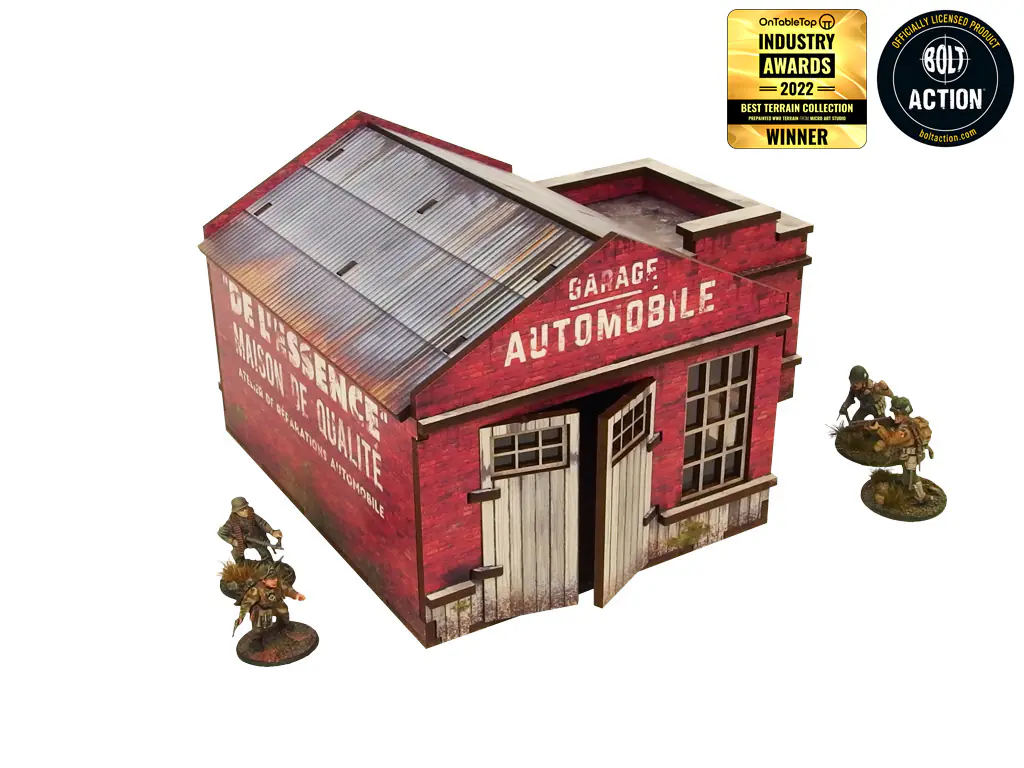 WW2 Normandy Garage w. Petrol Station (28mm) - Image 3