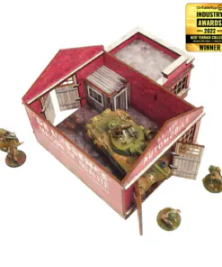 WW2 Normandy Garage w. Petrol Station (28mm) - Image 9