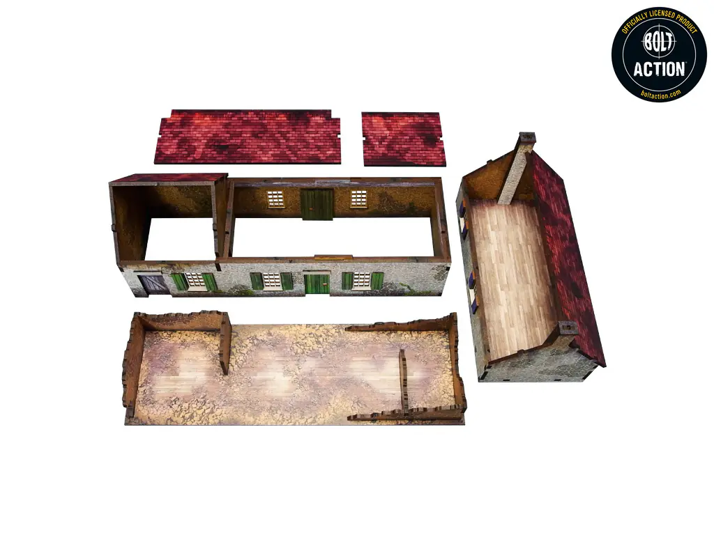 WW2 Normandy Homestead w. Outbuildings (28mm) - Image 11