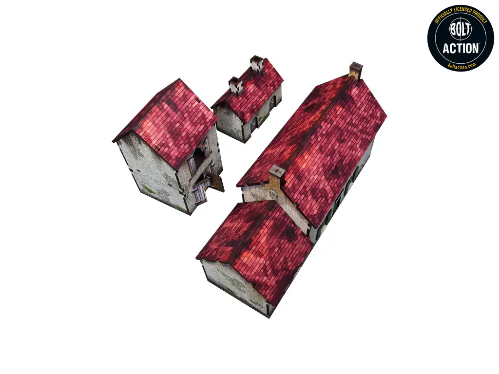 WW2 Normandy Homestead w. Outbuildings (28mm) - Image 5