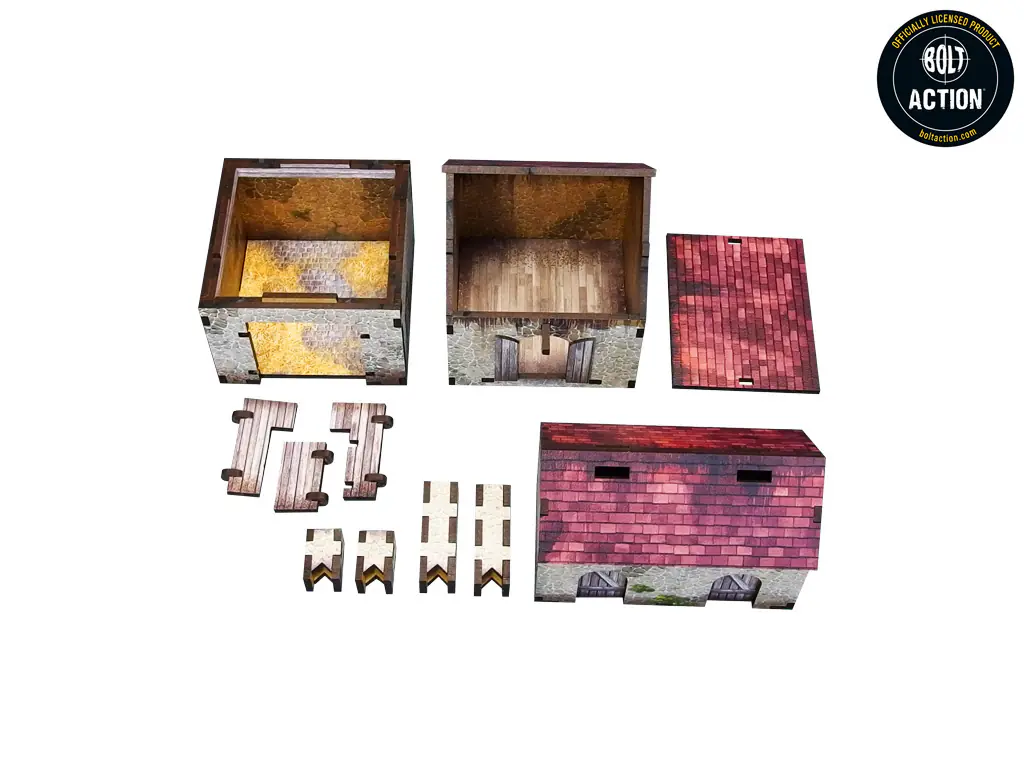 WW2 Normandy Homestead w. Outbuildings (28mm) - Image 12