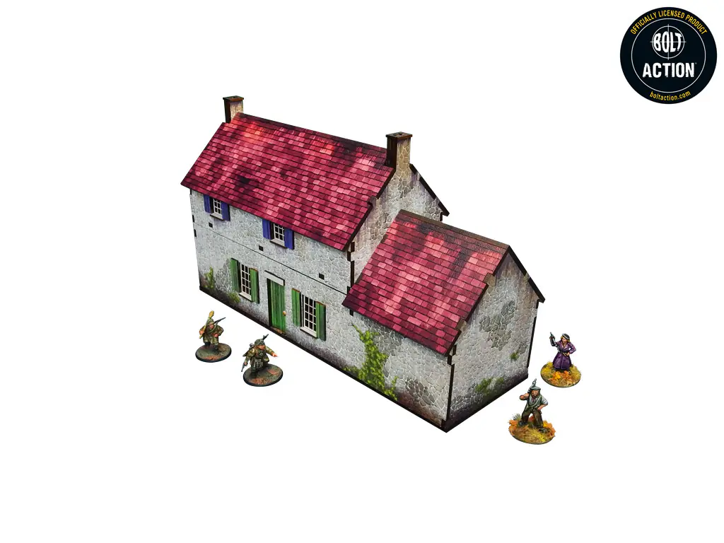 WW2 Normandy Homestead w. Outbuildings (28mm) - Image 2