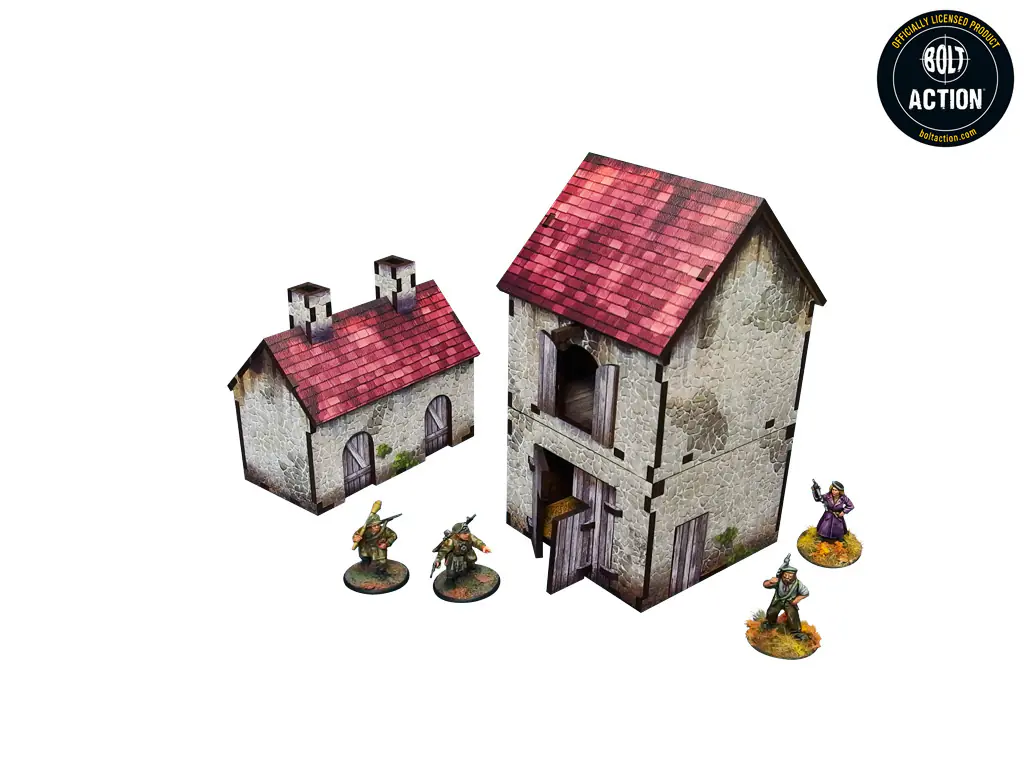 WW2 Normandy Homestead w. Outbuildings (28mm) - Image 3