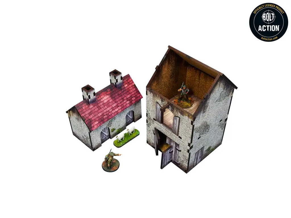 WW2 Normandy Homestead w. Outbuildings (28mm) - Image 4