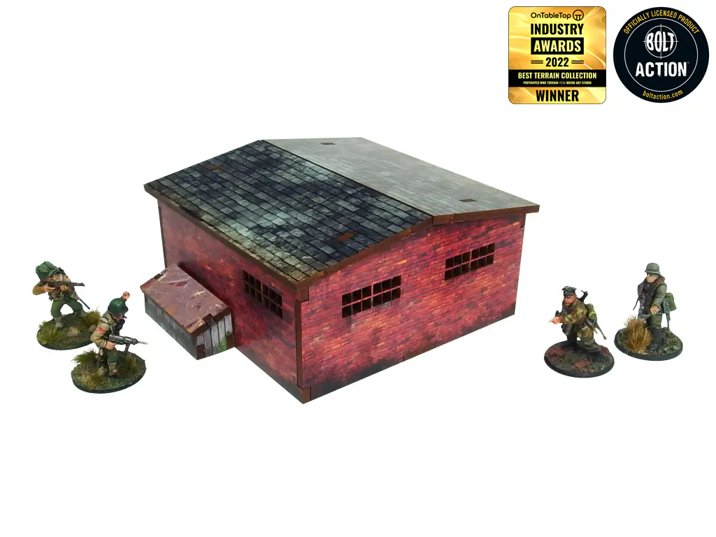 WW2 Normandy Large Brick Shed (28mm) - Image 2