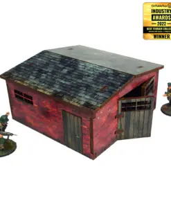WW2 Normandy Large Brick Shed (28mm) - Image 3