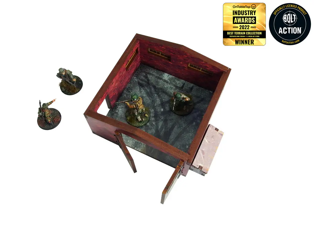 WW2 Normandy Large Brick Shed (28mm) - Image 4
