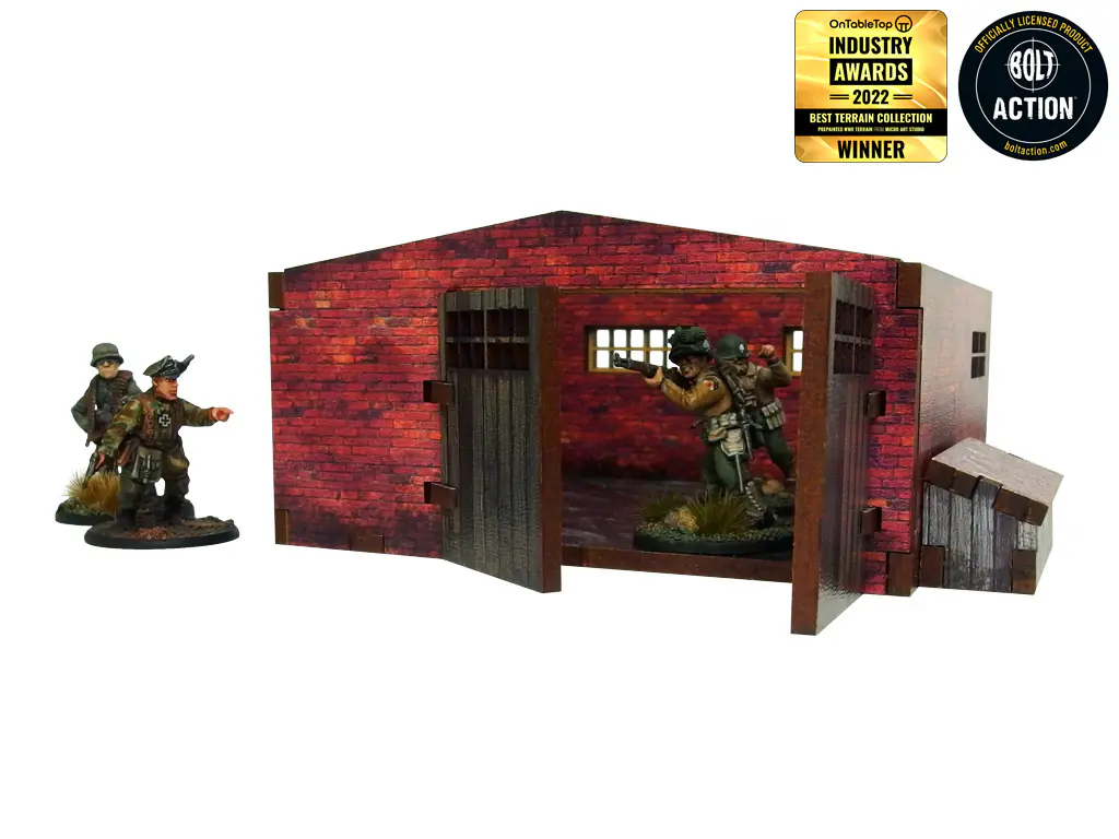 WW2 Normandy Large Brick Shed (28mm) - Image 5