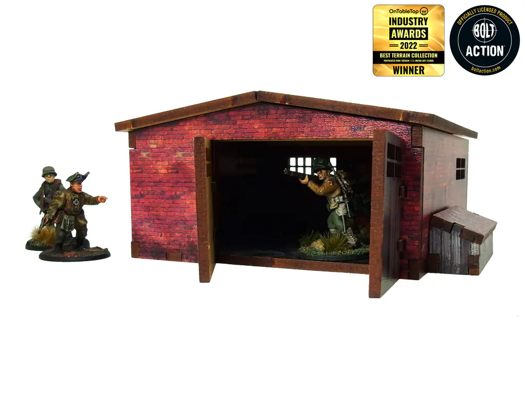 WW2 Normandy Large Brick Shed (28mm) - Image 6