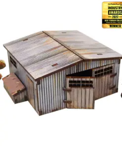 WW2 Normandy Large Tin Shed (28mm)