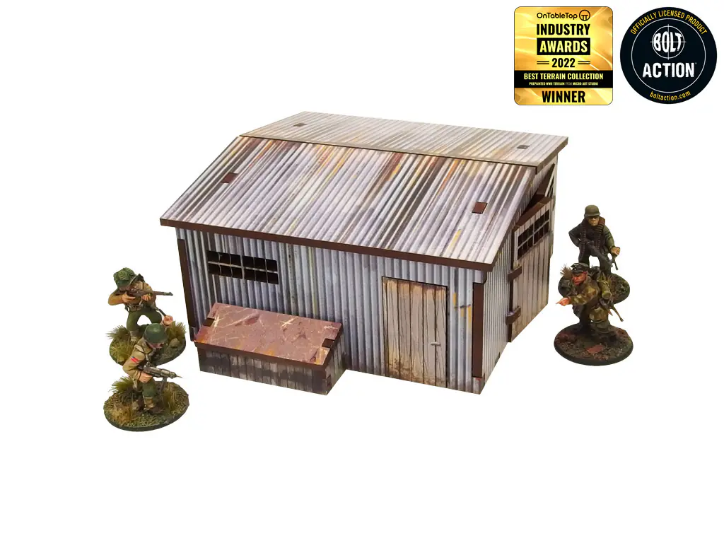WW2 Normandy Large Tin Shed (28mm) - Image 2