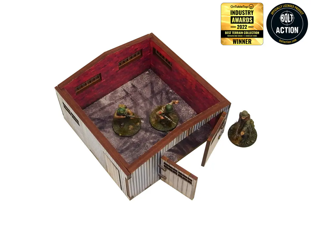 WW2 Normandy Large Tin Shed (28mm) - Image 5