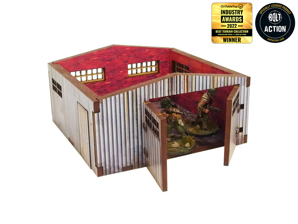 WW2 Normandy Large Tin Shed (28mm) - Image 7