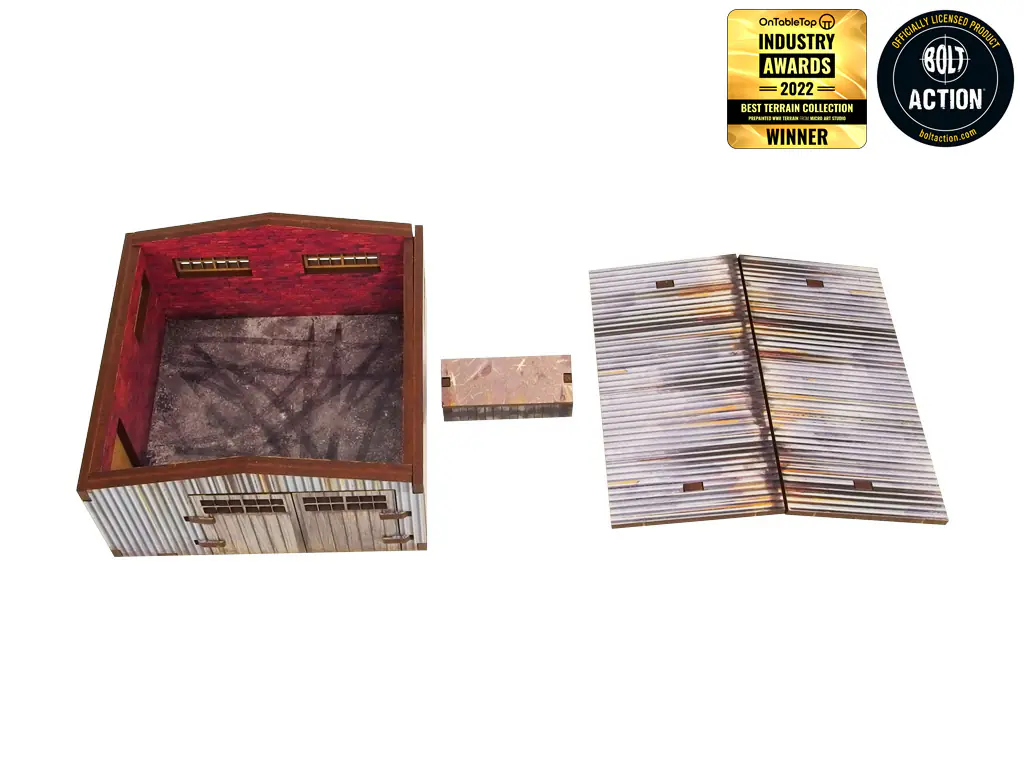 WW2 Normandy Large Tin Shed (28mm) - Image 8