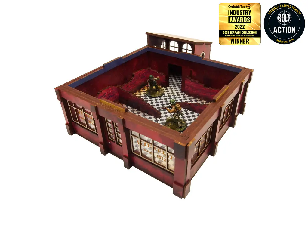WW2 Normandy Restaurant (28mm) - Image 12
