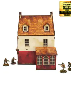 Alternative view of WW2 Normandy Restaurant (28mm)