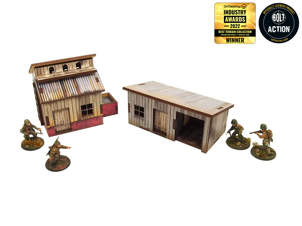 WW2 Normandy Small Sheds w. Dovecote (28mm) - Image 3