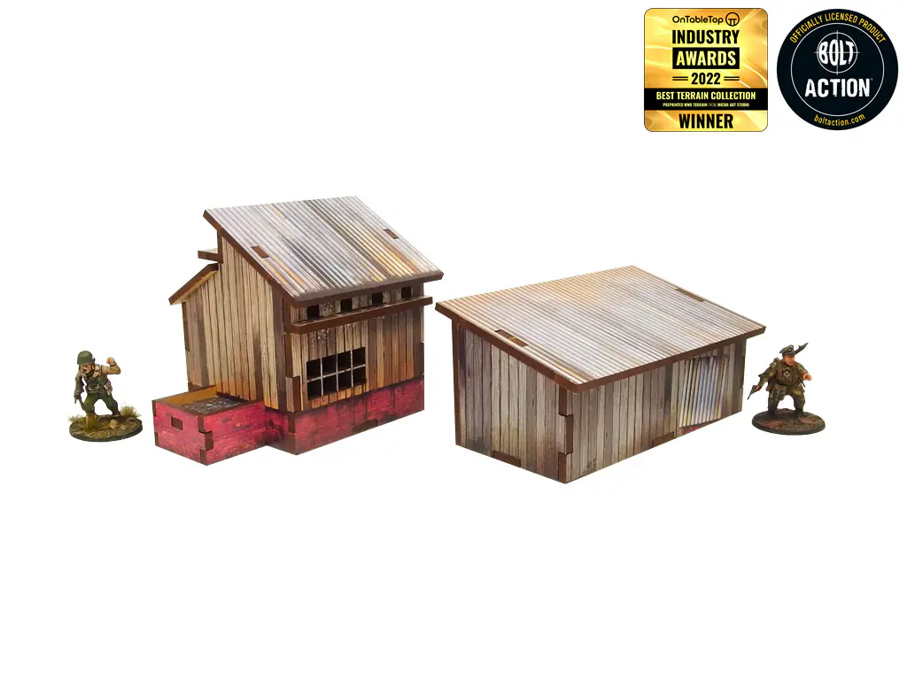 WW2 Normandy Small Sheds w. Dovecote (28mm) - Image 7