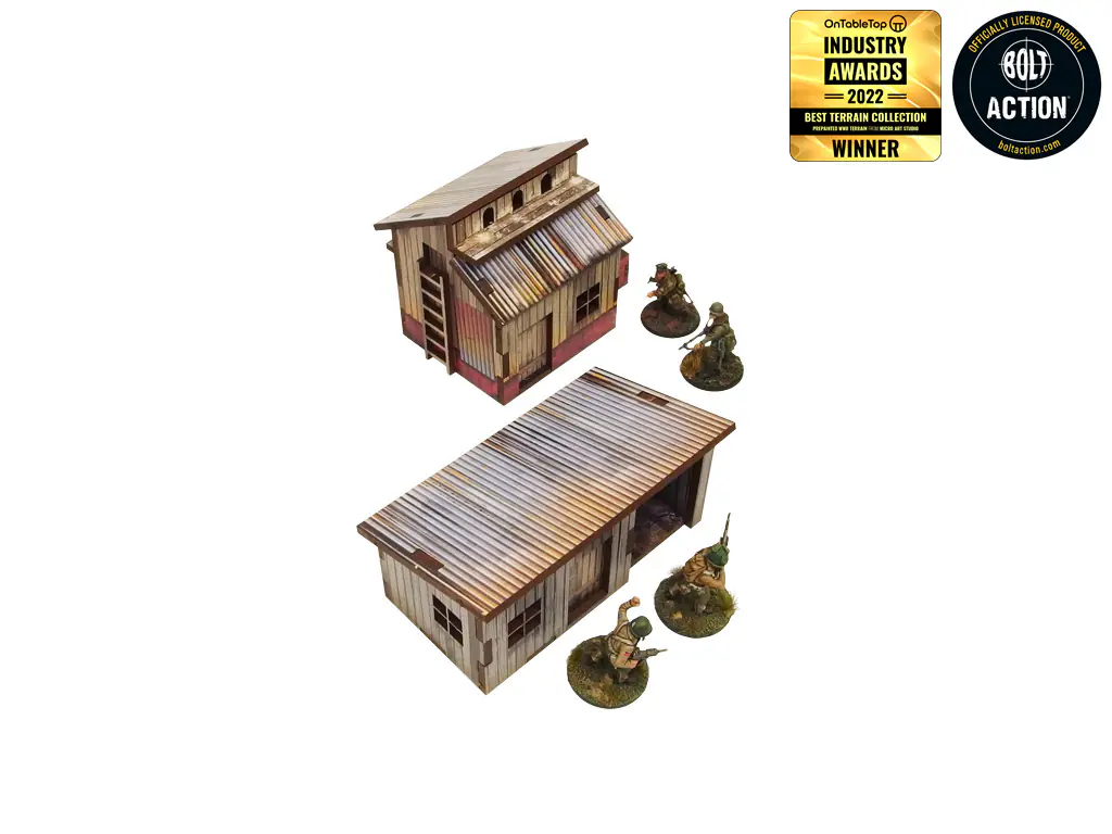 WW2 Normandy Small Sheds w. Dovecote (28mm) - Image 2