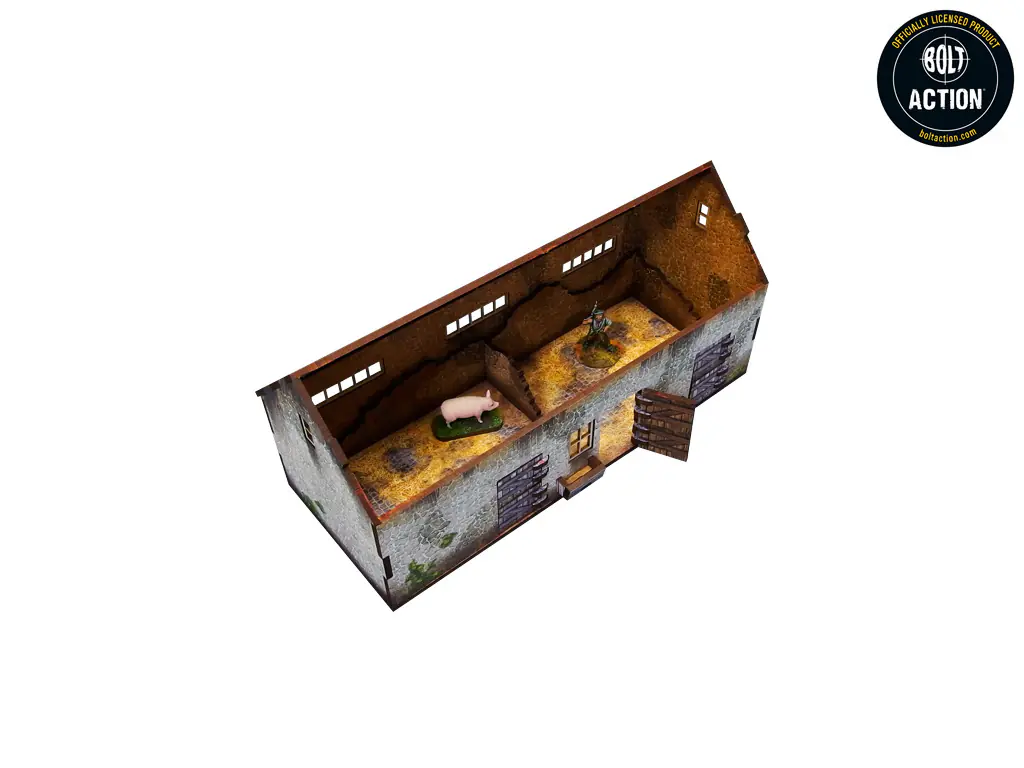 WW2 Normandy Stable w. Dovecote (28mm) - Image 4