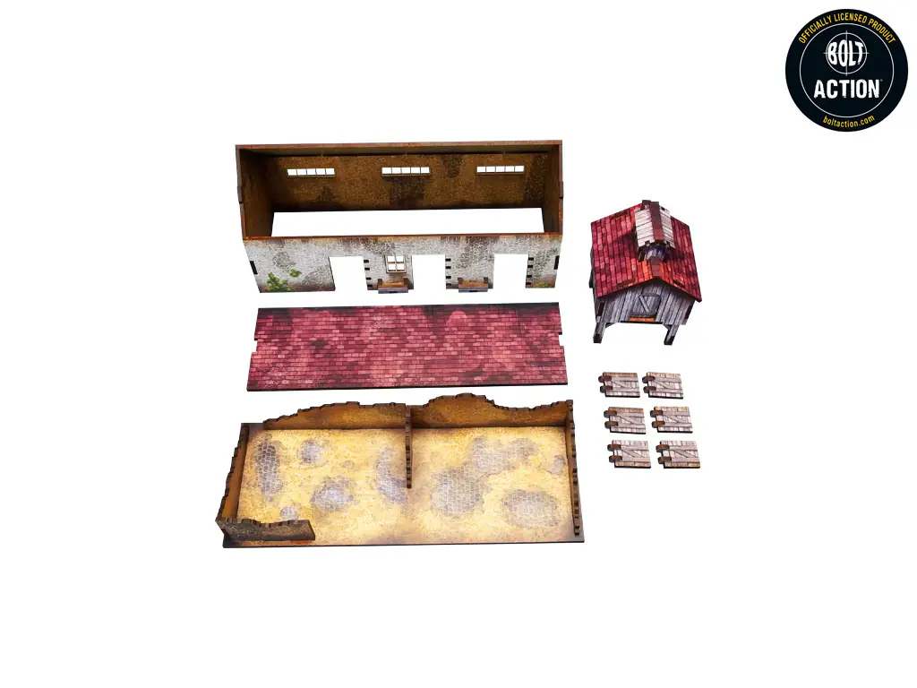WW2 Normandy Stable w. Dovecote (28mm) - Image 7