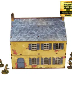 Alternative view of WW2 Normandy Townhouse 2 (28mm)