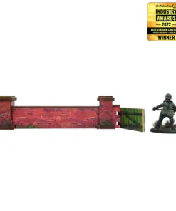 WW2 Normandy Wall w. Gate (low) (28mm) - Image 4