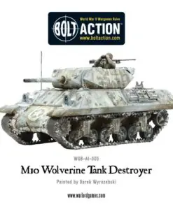 Alternative view of M10 Tank Destroyer/Wolverine (Plastic Box)