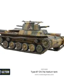 Alternative view of Chi-Ha Japanese tank