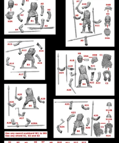 Early Saxon Unarmoured Warriors - Image 9