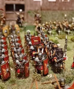 Alternative view of Early Imperial Roman Legionaries Advancing