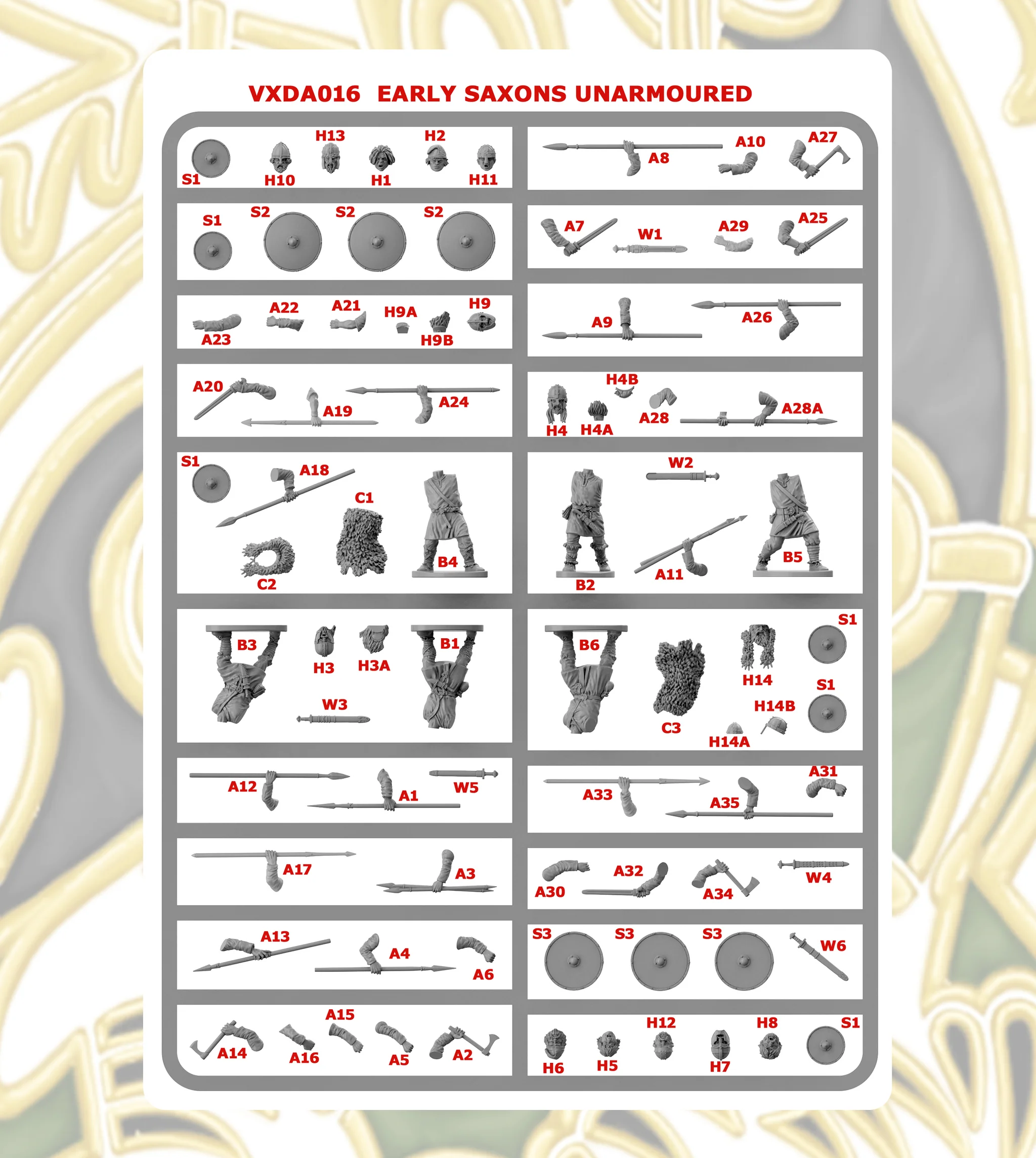 Early Saxon Unarmoured Warriors - Image 8