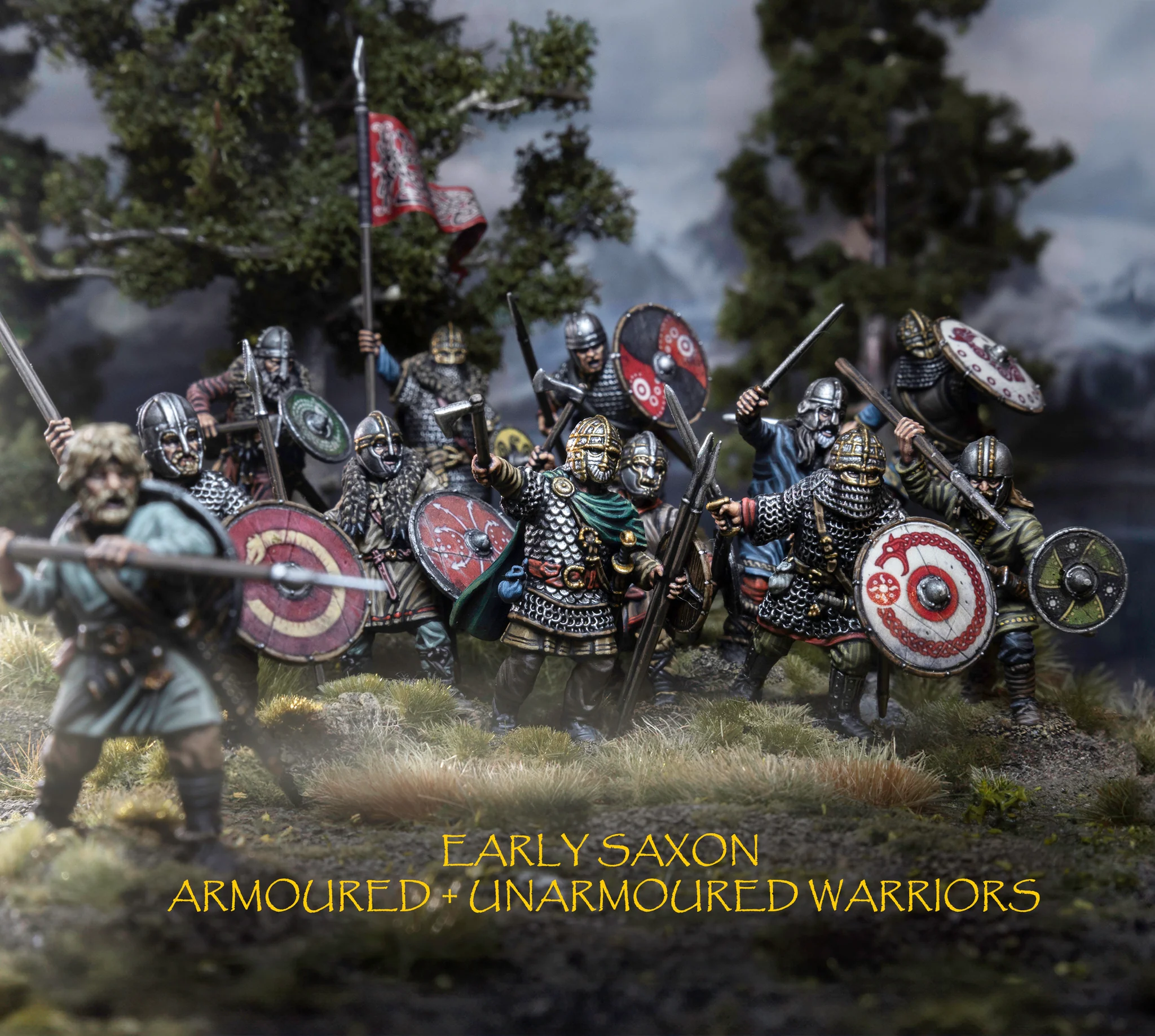 Early Saxon Unarmoured Warriors - Image 7
