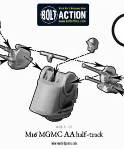 Alternative view of M16 MGMC AA half-track
