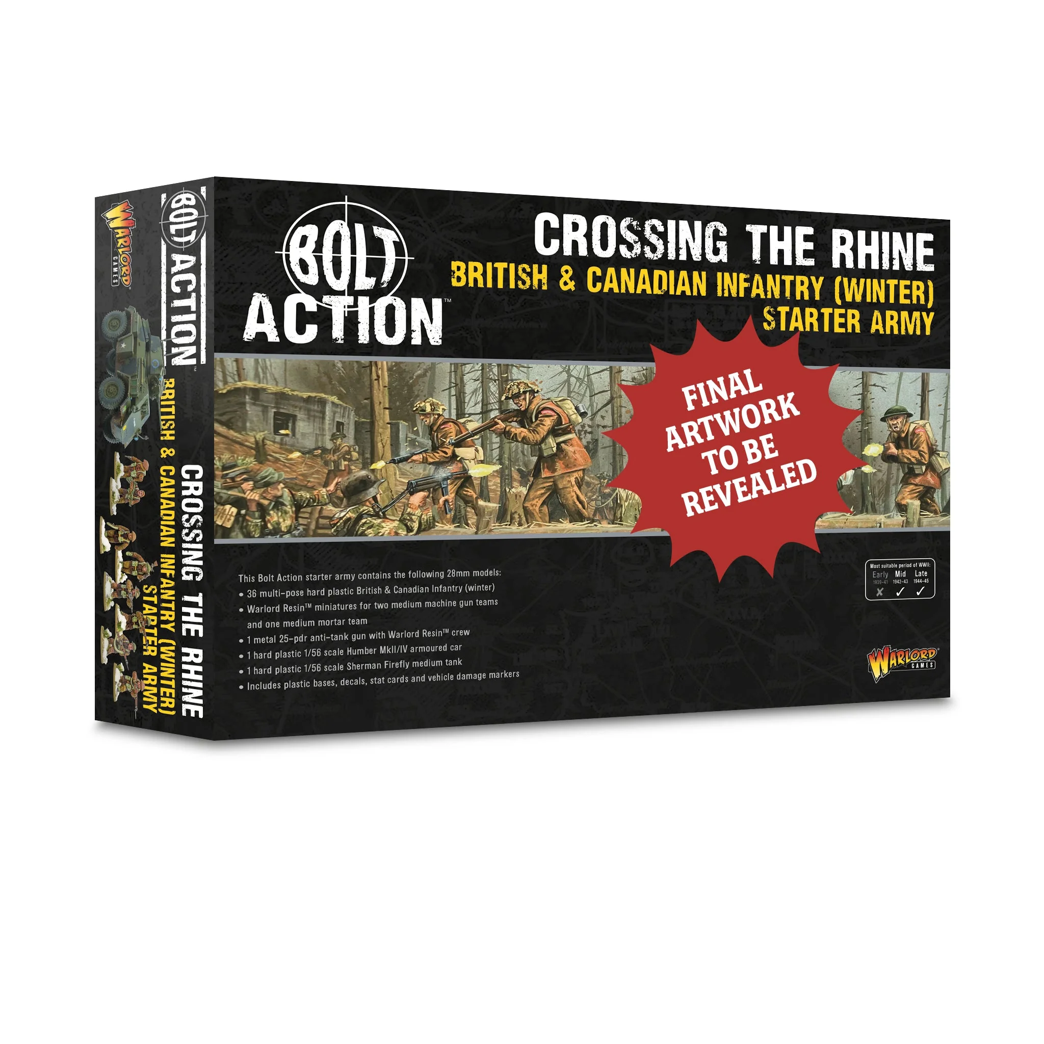 'Crossing the Rhine' - British & Canadian infantry (Winter) Starter Army - Image 2