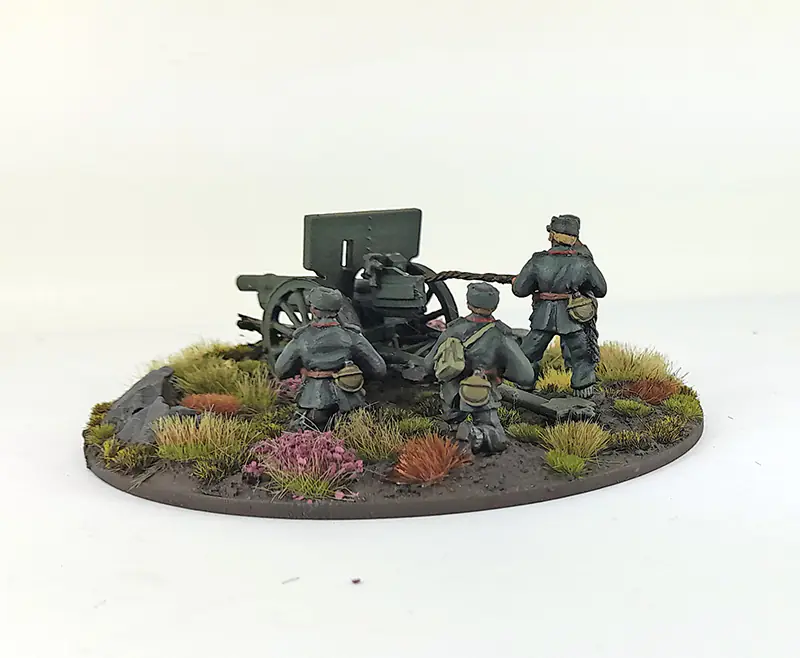 NOR010 Norwegian Ehrhardt 75mm 01 Field Gun & Crew II (Great Escape Games) Summer Uniform - Image 2