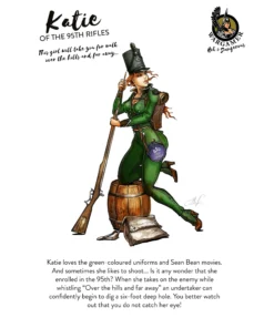 Katie from the 95th Rifles 28mm