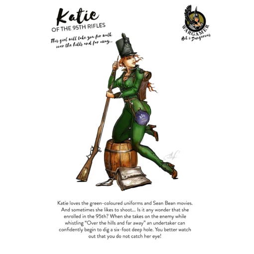 Katie from the 95th Rifles 28mm