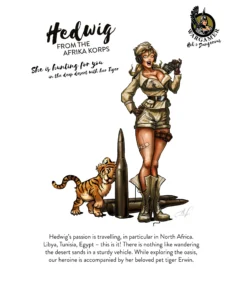 Hedwig from the Africa Corps 28mm