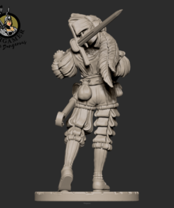 Alternative view of Greta the Landsknecht 28mm