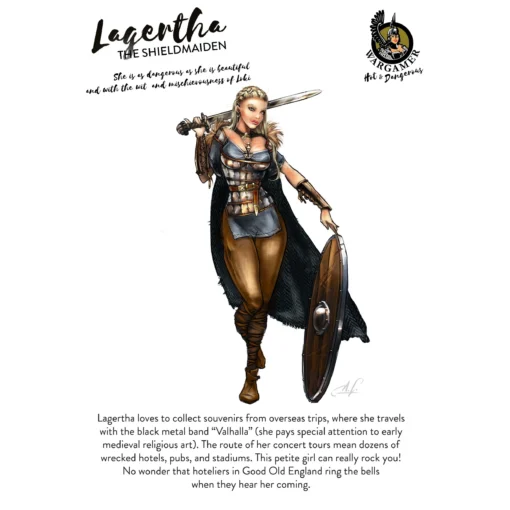 Lagertha the Shield-maiden 28mm