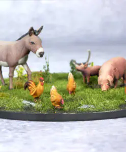Alternative view of 1/72 Farm Animal Kit (2 frames per kit)