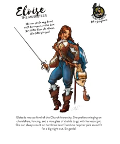 Eloise, the Musketeer 28mm